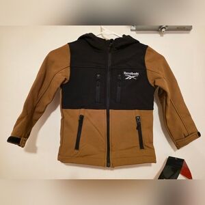 Reebok Black and Brown Hooded Jacket